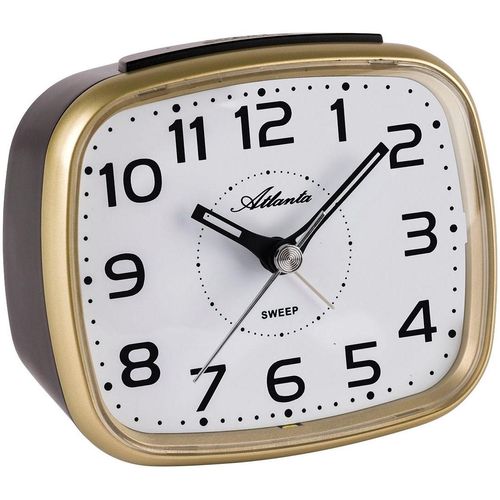 4026934214296 - Quarzwecker ATLANTA gold (goldfarben) Wecker