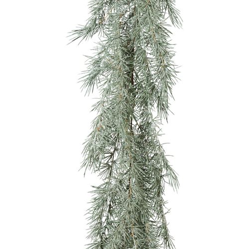 4064118113584 - Winterliche Kunstpflanze CREATIV GREEN Weihnachtsdeko Weihnachtsgirlande Kunstpflanzen Gr L 185 cm 1 St grün Weihnachtsgirlande Adventskränze Girlanden Girlande gefrostet Länge 185 cm