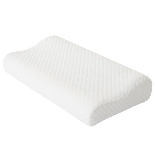 4057651292304 - Nackenkissen MCW-C98 mit Gel Kopfkissen Gelkissen Stützkissen Schlafkissen Memory Schaum 50x30x10cm ~ weiß 4057651292304 - Nackenkissen MCW-C98 mit Gel Kopfkissen Gelkissen Stützkissen Schlafkissen Memory Schaum 50x30x10cm ~ weiß