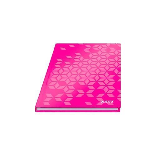 4002432399581 - Notizbuch WOW 4627-10-23 pink metallic A5 liniert 90g 80 Blatt 160 Seiten 4002432399581 Leitz