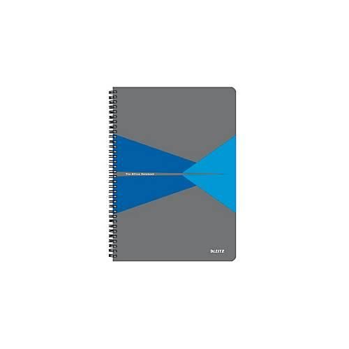 4002432141500 - Notizbuch Office Format A4 90 karierte Blatt lässt sich um 360° öffnen Spiralbindung Kunststoff-Einband FSC®-zertifiziert blau