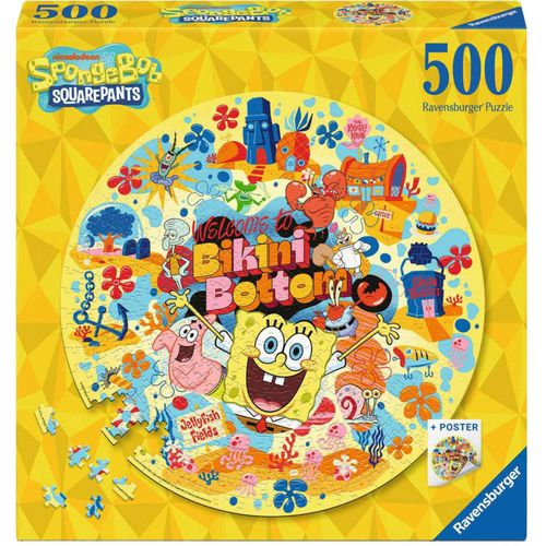 4005555016571 - Puzzle Rundpuzzle - Spongebob