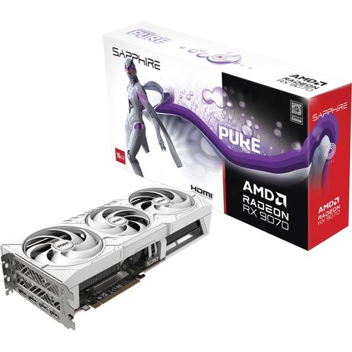4895106295957 - SAPPHIRE Radeon RX9070 Pure Gaming OC 16GBGDDR6 2xHDMI 2xDP