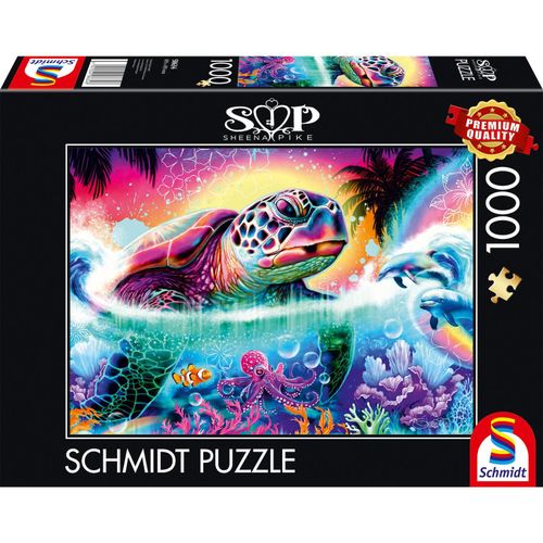 4001504586348 - Sheena Pike Neon-Schildkröte Puzzle 4001504586348 - Sheena Pike Neon-Schildkröte Puzzle