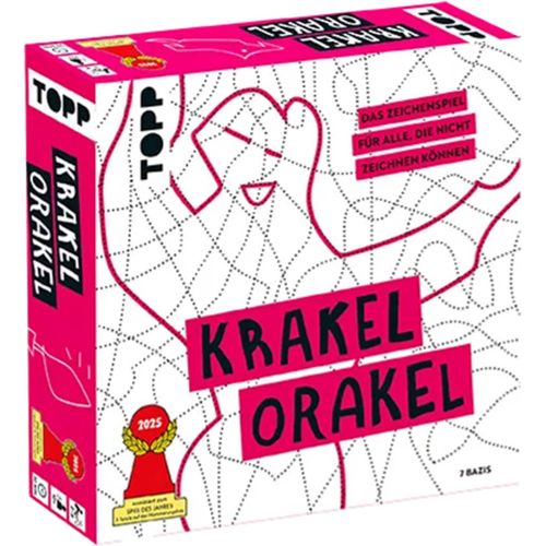 4007742185435 - Bazis Krakel-Orakel - Das Zeichenspiel für alle die nicht zeichnen können Nominiert für die Wahl zum Spiel des Jahres 2025 4007742185435 - Bazis Krakel-Orakel - Das Zeichenspiel für alle die nicht zeichnen können Nominiert für die Wahl zum Spiel des Jahres 2025