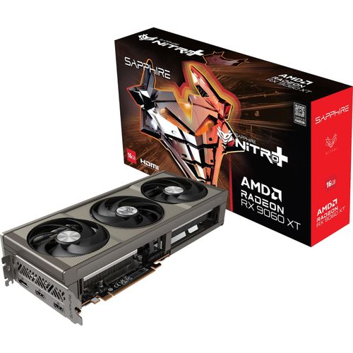 4895106296619 - SAPPHIRE Radeon RX9060XT Nitro+ GAMING OC 16GBGDDR6 HDMI DP 4895106296619 - SAPPHIRE Radeon RX9060XT Nitro+ GAMING OC 16GBGDDR6 HDMI DP
