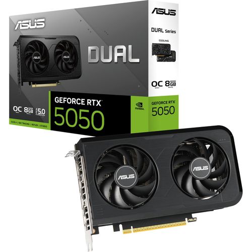4711636178518 - ASUS GeForce RTX 5050 DUAL OC - 8GB GDDR6 RAM - Grafikkarte