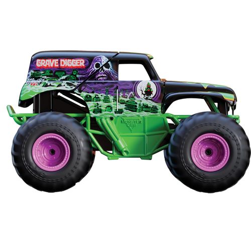 0681147058415 - Monster Jam RC Monster Jam - Smash 
 Bash Grave Digger