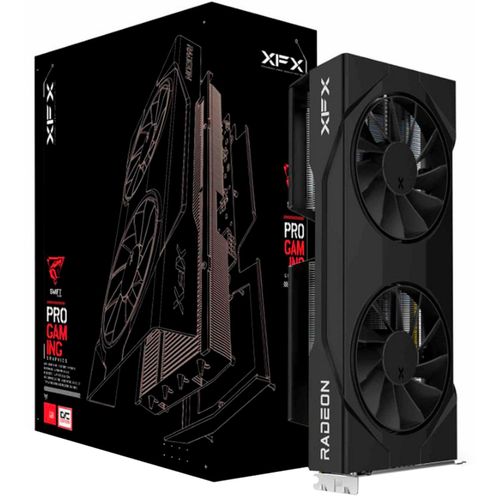 0840191503191 - Radeon RX 9060 XT Swift Dual Fan Black - 8GB GDDR6 RAM - Grafikkarte