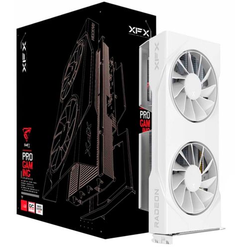 0840191503207 - Radeon RX 9060 XT Swift Dual Fan White - 8GB GDDR6 RAM - Grafikkarte