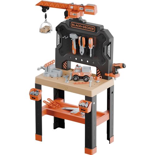3032163607410 - Black+Decker Werkbank mit Kran Kinderwerkzeug