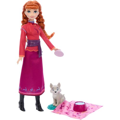 0194735295913 - Disney Die Eiskönigin Anna-Modepuppe und Wolfsjunges-Figur 0194735295913 - Disney Die Eiskönigin Anna-Modepuppe und Wolfsjunges-Figur