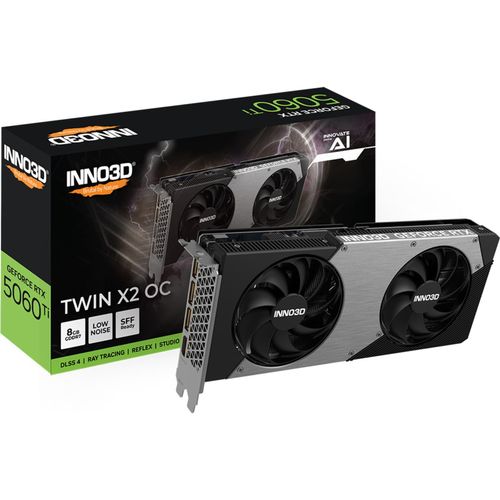 8886307700742 - Inno3D GeForce RTX 5060 Ti Twin X2 OC - 8GB GDDR7 RAM - Grafikkarte