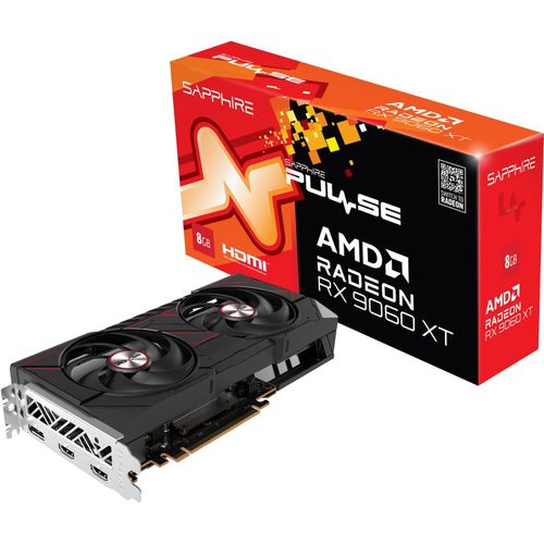4895106296404 - SAPPHIRE Radeon RX9060XT Pulse Gaming OC 8GBGDDR6 2xHDMI DP 4895106296404 - SAPPHIRE Radeon RX9060XT Pulse Gaming OC 8GBGDDR6 2xHDMI DP