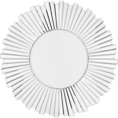4056216564979 - Dekospiegel KAYOOM Amor 1100 Spiegel Gr B H T 80 cm x 80 cm x 16 cm Ø 80 cm silberfarben (silber) Dekospiegel Spiegel Wandspiegel Silber