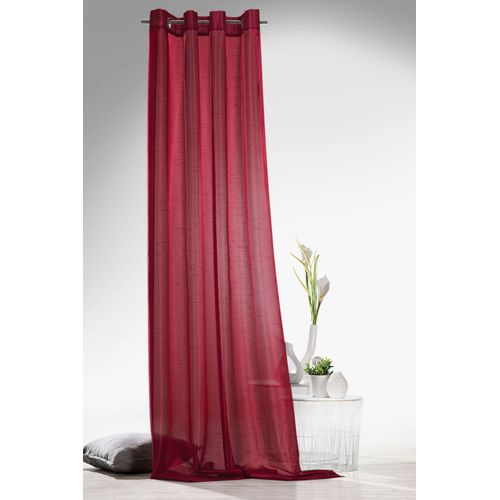 4005385140385 - Vorhang WECKBRODT Klara Gardinen Gr 245 cm Ösen 140 cm rot Ösen Gardine Ösenschal Gardine halbtransparent Wildseiten - Optik 4005385140385 - Vorhang WECKBRODT Klara Gardinen Gr 245 cm Ösen 140 cm rot Ösen Gardine Ösenschal Gardine halbtransparent Wildseiten - Optik