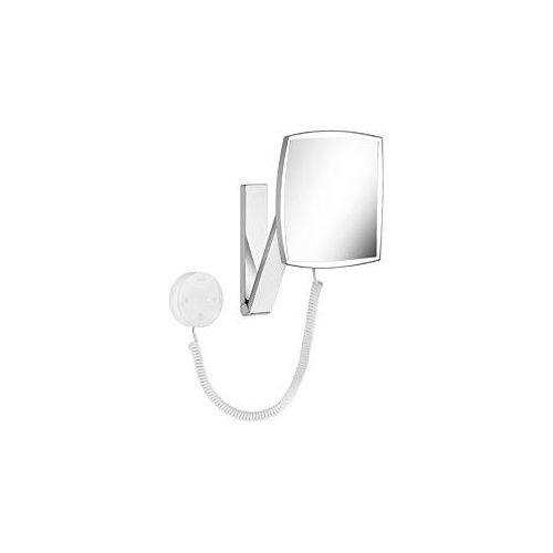 4017214625437 - Keuco iLook_move Kosmetikspiegel 17613179000 Aluminium-finish UP-Transformator Wandmodell beleuchtet 200 x 200 mm