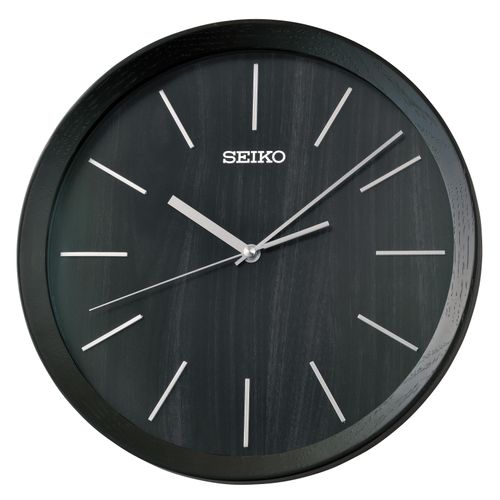 4517288700585 - Wanduhr SEIKO schwarz Wanduhren Ø 298cm QuarzuhrWohnzimmerEsszimmerKücheArbeitszimmerBüro Flur