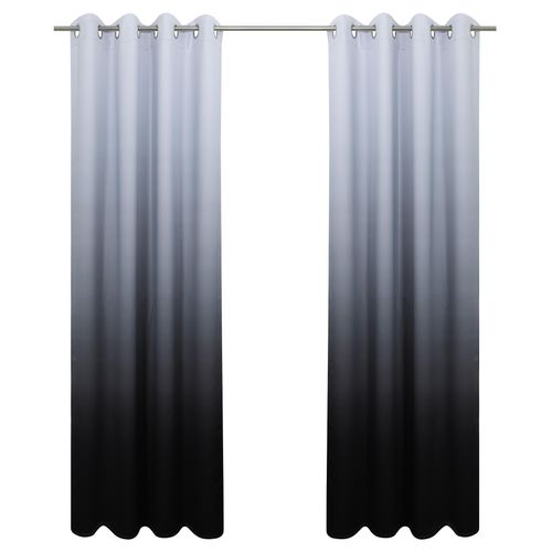 4068223954827 - Verdunkelungsvorhang BRUNO BANANI Clemton Gr 1 grau (anthrazit) B130cm H145cm Polyester Polyester Gardinen Verdunkelung Schutz Privatsphäre blickdichter Vorhang