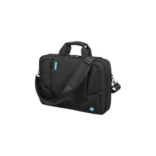 4021068462025 - Laptoptasche Stop Ocean Plastic GRANADA RPET für 1 Notebook bis 17 & 1 Tablet Vorfach & Hauptfach abnehmbarer Schultertrageriemen & Trolleyband Recycling-PET schwarz
