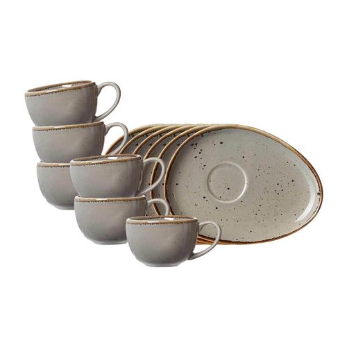 4262517046506 - Espressotassen mit Untertassen Taste 95 ml 6er Set