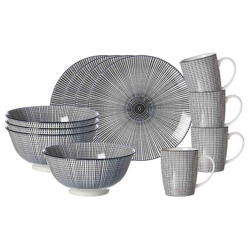 4262517046575 - Kombiservice Takeo Stripes 16er Set
