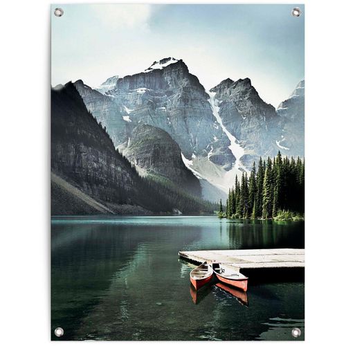 8714597628265 - Poster REINDERS Lake Moraine grün (farbe bild(er) grün) B60cm H80cm T01cm Leinwand Bilder