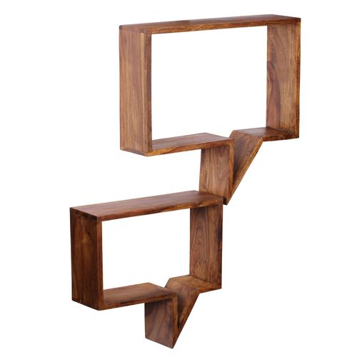 4251745758879 - Wandregal Set NAKO Massivholz Zeitungsablage Sprechblasen Design inkl Montagematerial