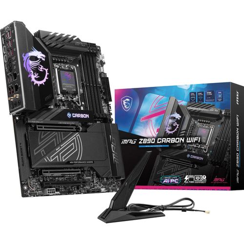 4711377260794 - MPG Z890 CARBON WIFI Mainboard - Intel Z890 - Intel LGA1851 socket - DDR5 RAM - ATX