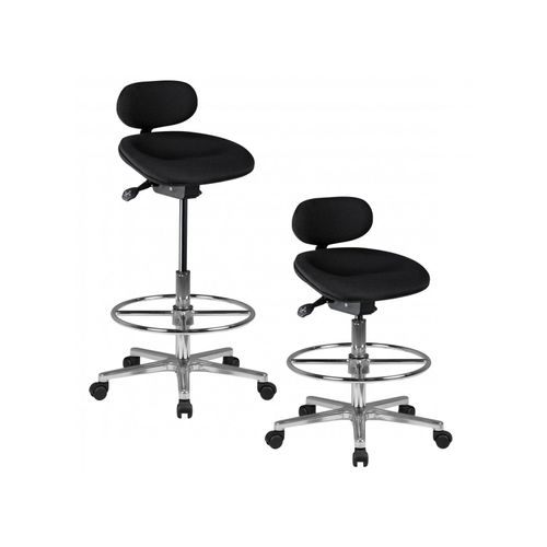 4251745763804 - Modena Arbeitsstuhl Höhenverstellbare Sitzfläche Rückenlehne PU-Formschaum Aluminium-Fußkreuz drehbar 100000 Scheuertouren Stoff 4251745763804 - Modena Arbeitsstuhl Höhenverstellbare Sitzfläche Rückenlehne PU-Formschaum Aluminium-Fußkreuz drehbar 100000 Scheuertouren Stoff