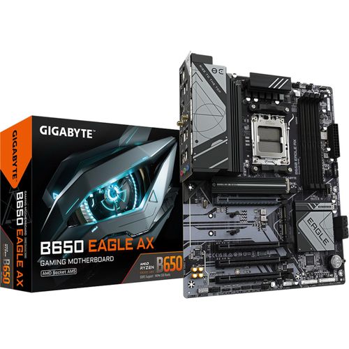 4719331860158 - GIGABYTE B650 EAGLE AX Mainboard - AMD B650 - AMD AM5 socket - DDR5 RAM - ATX 4719331860158 - GIGABYTE B650 EAGLE AX Mainboard - AMD B650 - AMD AM5 socket - DDR5 RAM - ATX