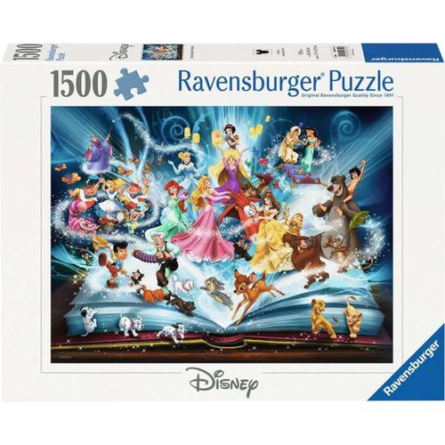 4005555007104 - Ravensburger Puzzle 12000710 - Disneys magisches Märchenbuch - 1500 Teile Puzzle für Erwachsene und Kinder ab 14 Jahren Disney Puzzle