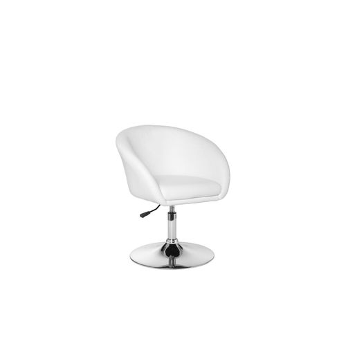 4251745758435 - Loungesessel LIFT Retro-Design verstellbare Sitzhöhe Trompetenfuß in Schwarz oder Weiß