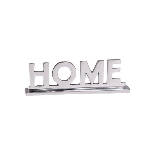 4251745765396 - Elegante handgefertigte Aluminium Deko-Skulptur 22x7 cm modernes Design Unikat in Silber
