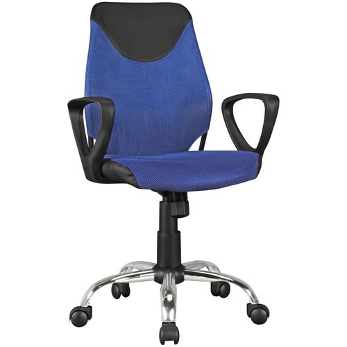 4251745758114 - Jugenddrehstuhl DAVOS Nylon ergonomisch höhenverstellbar in Limette Schwarz Blau Schwarz Pink Schwarz