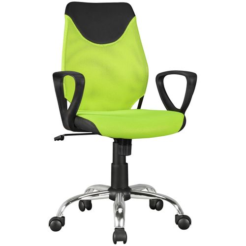 4251745758107 - Jugenddrehstuhl DAVOS Nylon ergonomisch höhenverstellbar in Limette Schwarz Blau Schwarz Pink Schwarz