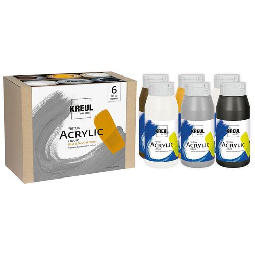 4000798128395 - Triton Acrylfarben Natural 6x 750 ml