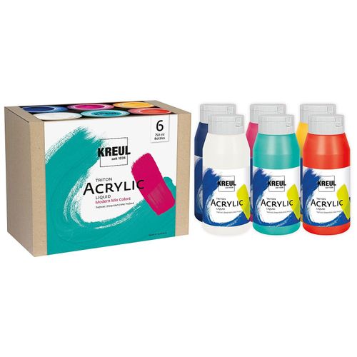 4000798128401 - Triton Acrylfarben Modern 6x 750 ml 4000798128401 - Triton Acrylfarben Modern 6x 750 ml