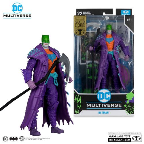 0787926175912 - DC Multiverse Batman-Actionfigur (Dark Nights Death Metal) Jokerisiertes