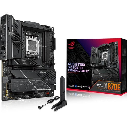 4711636167208 - ASUS ROG STRIX X870E-H GAMING WIFI7 Mainboard - AMD X870E - AMD AM5 socket - DDR5 RAM - ATX