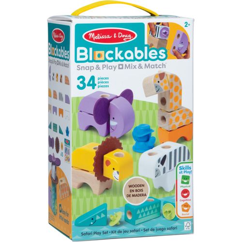 0681147005549 - Hatchimals Konstruktionsspielzeug Melissa & Doug - Blockables Safari Spielset 0681147005549 - Hatchimals Konstruktionsspielzeug Melissa & Doug - Blockables Safari Spielset