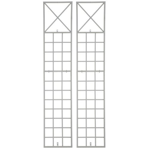 4255716326814 - 2er Set Rankgitter Trigo Zur Wandbefestigung I Rankhilfe Für Die Wand I Rankzaun Aus Lackiertem Metall