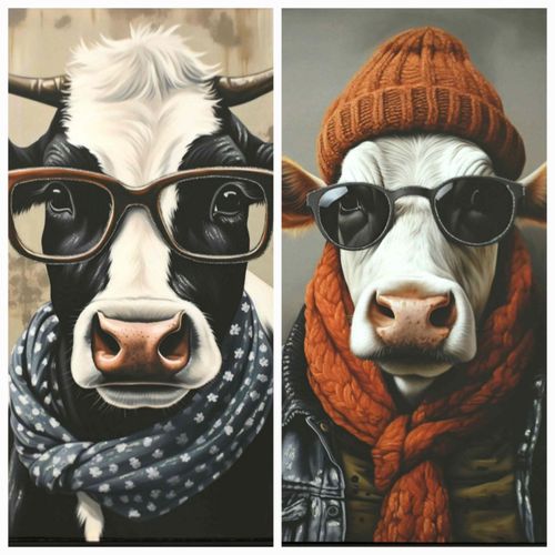 4032584679811 - Bild COW MIT BRILLE 4032584679811 - Bild COW MIT BRILLE