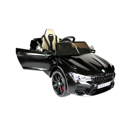 4260259874432 - ES-Toys Kinder Elektroauto BMW M5 Drift Version Stoßdämpfer 12V7A Fernbedienung schwarz