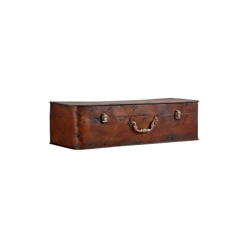 4046884038681 - Möbel Direkt Online - Wandkonsole Koffer antik braun