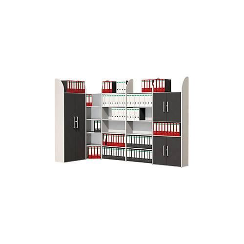 4044917421332 - Büroregal Dante® Regalfeld H 2250 x B 800 mm ohne Rückwand weiß 4044917421332 - Büroregal Dante® Regalfeld H 2250 x B 800 mm ohne Rückwand weiß