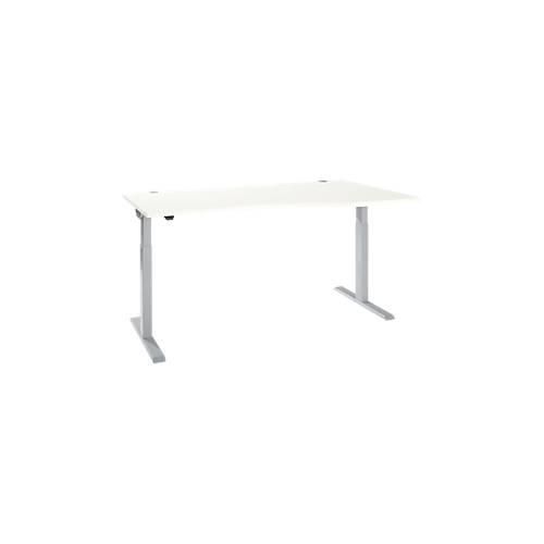 4251898820959 - Select Schreibtisch ERGO-T 20 elektrisch höhenverstellbar Freiform Ansatz rechts T-Fuß B 1800 x H 715-1205 mm weiß weißalu 4251898820959 - Select Schreibtisch ERGO-T 20 elektrisch höhenverstellbar Freiform Ansatz rechts T-Fuß B 1800 x H 715-1205 mm weiß weißalu