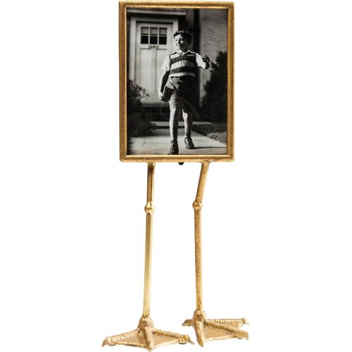 4025621645337 - Einzelrahmen DESIGN Bilderrahmen Duck Feet Horizont gold (goldfarben) B19cm H385cm T95cm Glas Stahl MDF Bilderrahmen