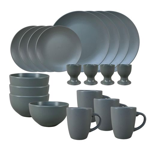 4255701932686 - Geschirrset 20-teilig Grau Antonia 4255701932686 - Geschirrset 20-teilig Grau Antonia