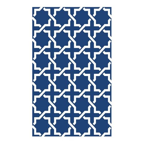 4262456960772 - Garten Outdoor Teppich Modern blau 90x150 cm